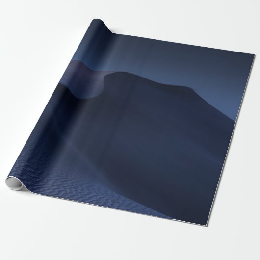 PAPIER CADEAU DÉSERT ABSTRAIT LA NUIT (Déroulé)