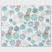 Papier Cadeau Désert de cuivre rouillé (Plat)