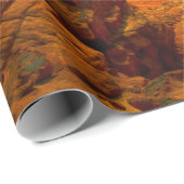 Papier Cadeau Désert de Wadi Rum, Jordandesert, wadi, rum, jorda (Coin rond)