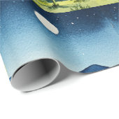 Papier Cadeau Desert landscape (Coin rond)