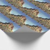 Papier Cadeau Desert Rock Mountain Peak Paysage Photo (Coin)
