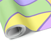 Papier Cadeau Design Abstrait coloré (Coin rond)