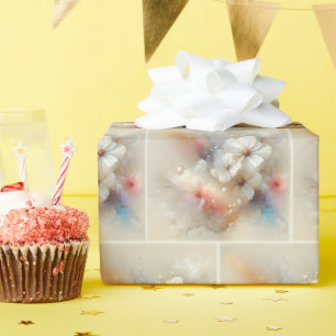 Papier Cadeau Design abstrait contemporain de cosmos