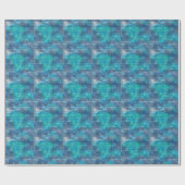 Papier Cadeau Design arrière - plan bleu abstrait créatif. (Plat)