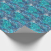 Papier Cadeau Design arrière - plan bleu abstrait créatif. (Coin)