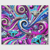 Papier Cadeau Design artistique (Plat)