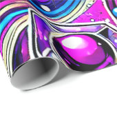 Papier Cadeau Design artistique (Coin rond)