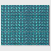 Papier Cadeau Design bleu marine (Plat)