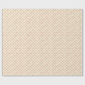 Papier cadeau design Cerise (Plat)