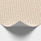 Papier cadeau design Cerise (Coin)