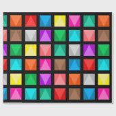 Papier Cadeau Design coloré (Plat)