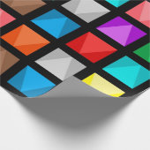 Papier Cadeau Design coloré (Coin)