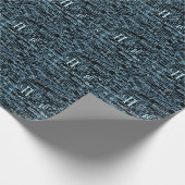 Papier Cadeau Design d'algèbre (Coin)