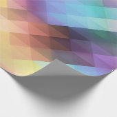 Papier Cadeau Design d'art couleur Abstrait (Coin)
