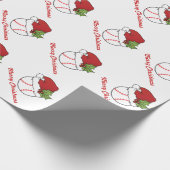 Papier Cadeau Design de base-ball sport de Noël (Coin)