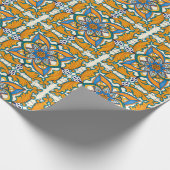 Papier Cadeau Design de carreaux italiens (Coin)