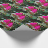 Papier Cadeau Design de fleurs léopard (Coin)