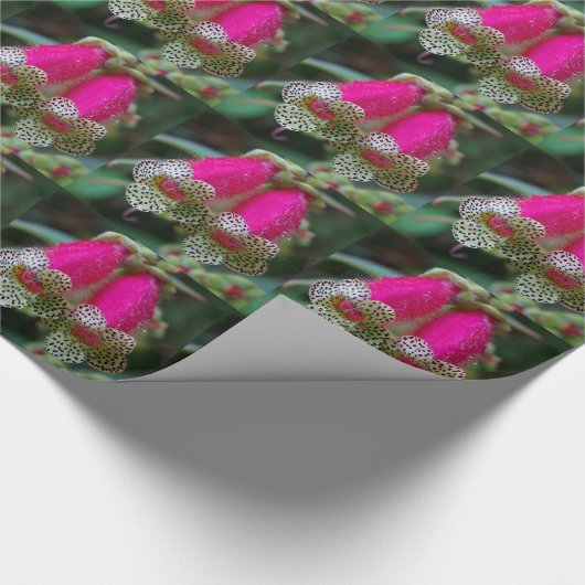 Papier Cadeau Design de fleurs léopard (Coin)