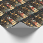 Papier Cadeau Design de gnome et de champignon (Coin)