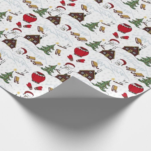 Papier Cadeau Design de Noël (Coin)