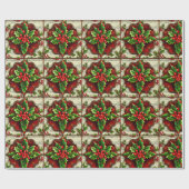 Papier Cadeau Design de Noël Steampunk (Plat)