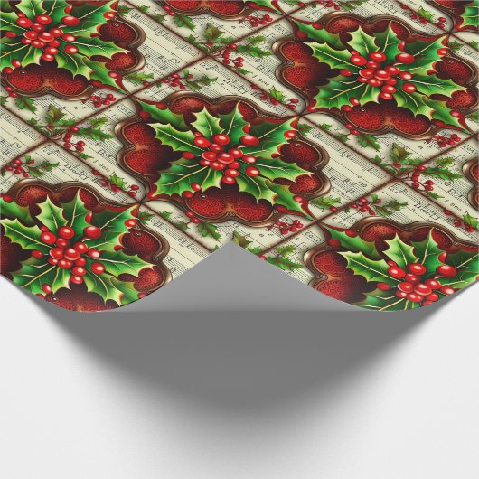 Papier Cadeau Design de Noël Steampunk (Coin)