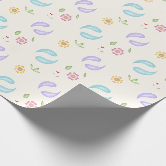 Papier Cadeau Design de printemps (Coin)