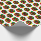 Papier Cadeau Design de reggae avec des citations positives et d (Coin)