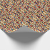 Papier Cadeau Design de style en verre transparent opaque géomét (Coin)