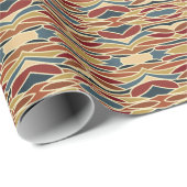 Papier Cadeau Design de style en verre transparent opaque géomét (Coin rond)