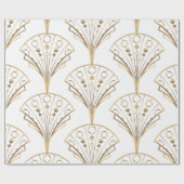Papier Cadeau Design de style Gatsby sans faille (Plat)
