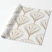 Papier Cadeau Design de style Gatsby sans faille (Déroulé)