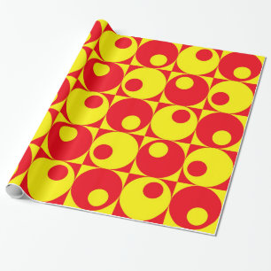 Papier Cadeau Design de style rétro