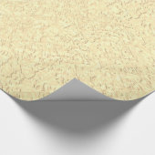 Papier Cadeau Design de texture jaune (Coin)