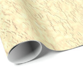 Papier Cadeau Design de texture jaune (Coin rond)