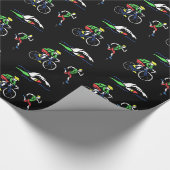 Papier Cadeau Design de triathlon coloré (Coin)