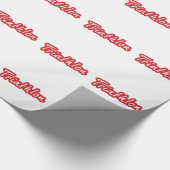 Papier Cadeau Design de triathlon cool (Coin)