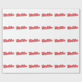 Papier Cadeau Design de triathlon cool (Plat)