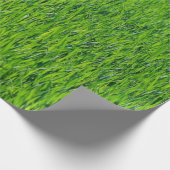 Papier Cadeau Design d'herbe verte (Coin)