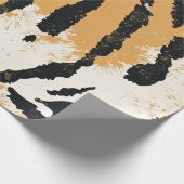 Papier Cadeau Design d'impression Boho Chic Tiger (Coin)