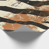 Papier Cadeau Design d'impression Boho Chic Tiger (Coin)