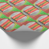 Papier Cadeau Design d'impression d'écran vectoriel de lapin rel (Coin)