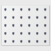 Papier Cadeau Design du drapeau d'État du Massachusetts (Plat)