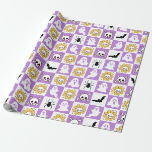 Papier Cadeau Design Éffrayant super Halloween