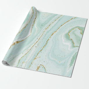 Papier Cadeau design élégant de marbre liquide peint à la main a