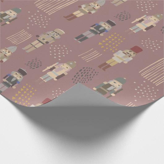 Papier Cadeau Design élégant de Noël Nutcracker (Coin)