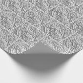 Papier Cadeau Design élégant de quadrillage papier nuptial (Coin)