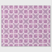 Papier Cadeau Design élégant moderne Abstrait rose et violet (Plat)