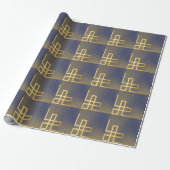 Papier Cadeau Design elegante e raffinato (Déroulé)