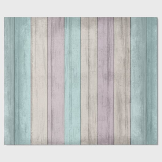 Papier Cadeau Design en bois de plage (Plat)